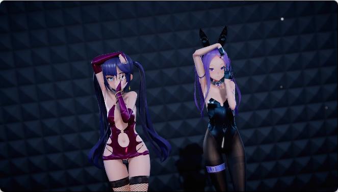 [原神同人/3D/MMD/神级建模/神作/最新][skbクラブ (skbのちから)] 紧身裙莫娜酱＆兔女郎Lo酱[381MB/百度/迅雷/UC]