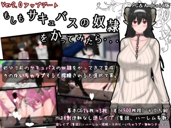 [ADV/男性受/后宫]如果试着买下魅魔奴隶 もしもサキュバスの奴隷をかってみたら・・・ Ver2.2 AI汉化