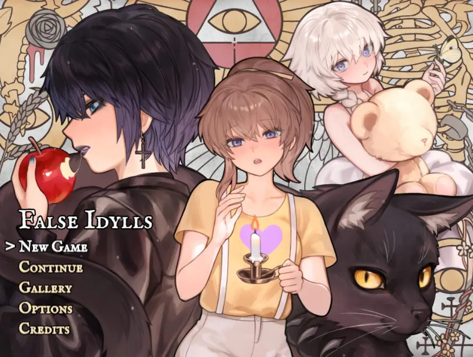【PC/AI汉化/互动/RPG游戏/510M】 虚假的田园 （False Idylls） Ver0.4.2 内嵌AI汉化步兵版+互动RPG游戏