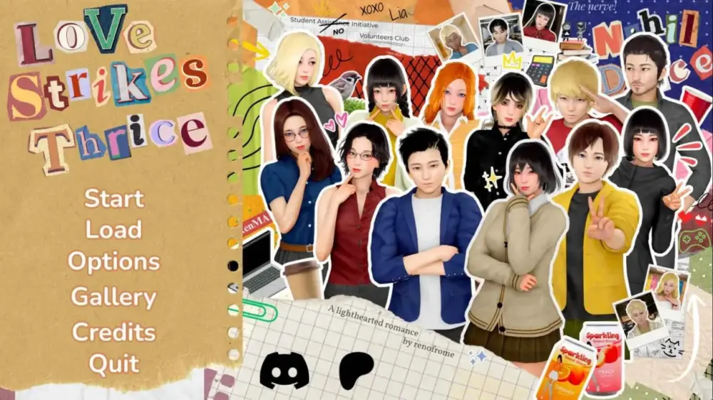[亚洲风SLG]爱情三次降临 三度心动 Love Strikes Thrice Ep.2 AI汉化版【PC+安卓/2.6G/更新】