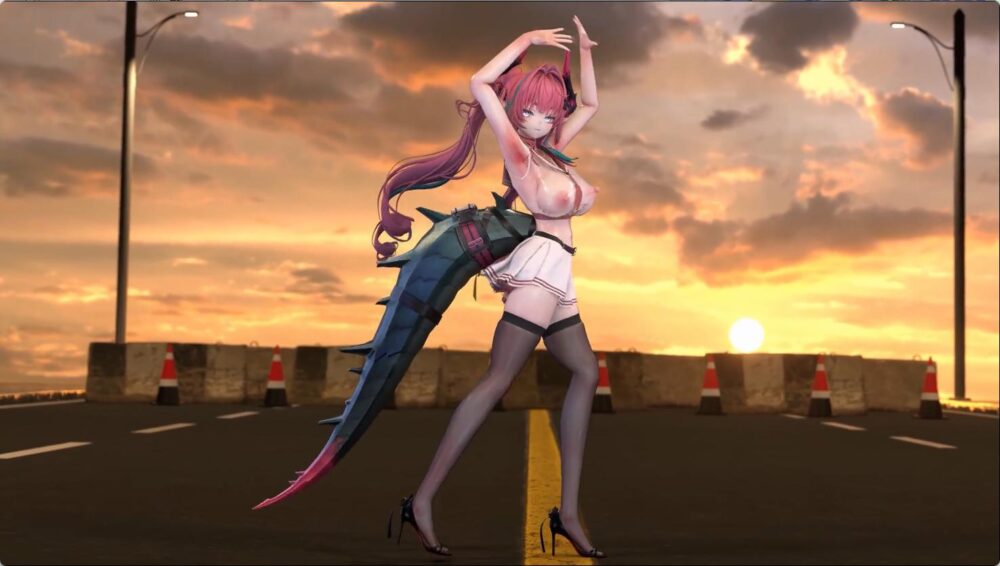 [终末地同人/3D/神作/舞蹈/白丝]明日方舟：终末地伊冯舞蹈两部 [1.68GB/百度/迅雷/UC]