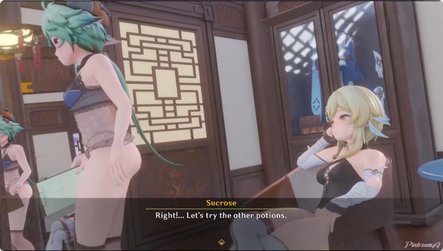 [原神同人/3D/无敌建模/神作/经典/女同/双头龙][pinksama]璃月之夜 – 恶作剧失败[1.48GB/百度/迅雷/UC]