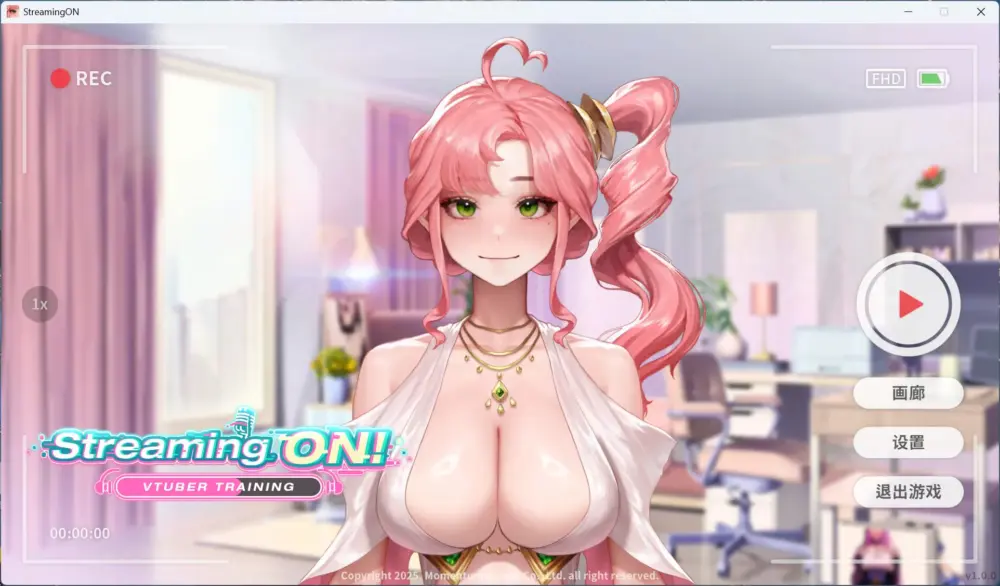 【养成互动SLG/中文/动态】直播开始！VTuber 训练 Streaming ON! VTuber Training 官方中文步兵版