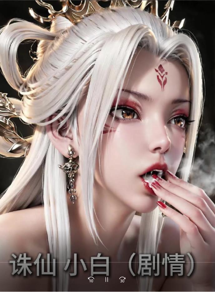 AI动画  诛仙小白剧情  腹黑的x